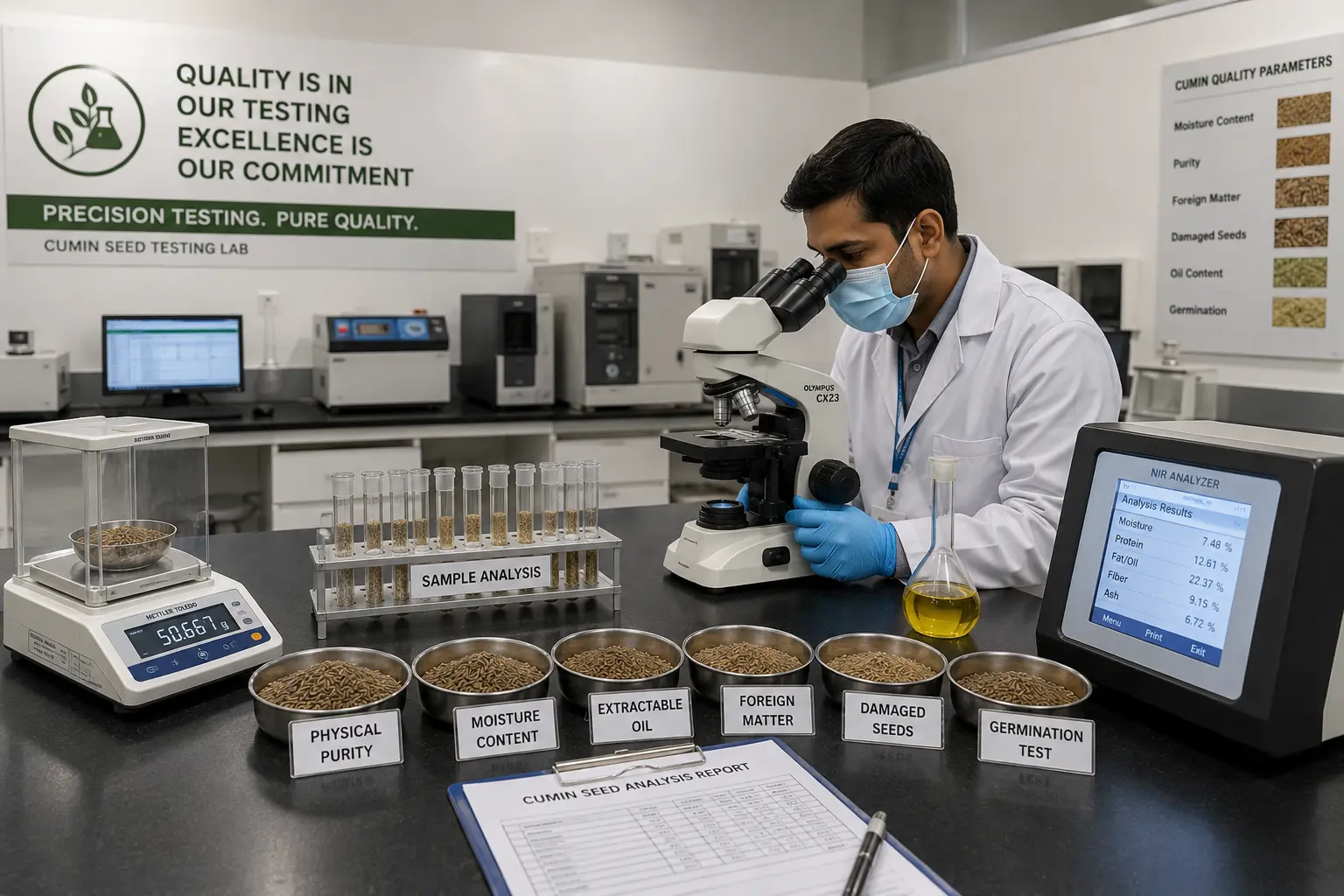 Lab testing